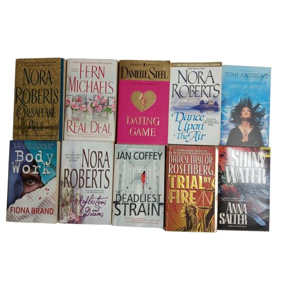 Lot of 10 Love Romance Suspense Mystery Modern Books Random Mix Titles & Authors - Picture 3 of 13